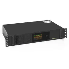 ИБП ExeGate ServerRM UNL-2000.LCD.AVR.2SH.3C13.USB.2U (2000VA/1200W, Color LCD, AVR, 2*Schuko+3*C13, USB, батарея 12V 9Ah - 2 шт., 2U, установка в стойку, Black)