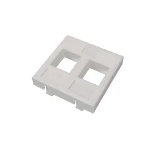 Адаптер Mosaic 45х45 мм для модуля Keystone, 2 порта, белый