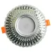 Светильник потолочный встраиваемый со светодиодной подсветкой 15LEDx2835 SMD 4000K, MR16 50W G5.3, прозрачный, хром, CD937 с драйвером в комплекте