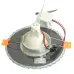 Светильник потолочный встраиваемый со светодиодной подсветкой 15LEDx2835 SMD 4000K, MR16 50W G5.3, прозрачный, хром, CD937 с драйвером в комплекте