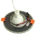 Светильник потолочный встраиваемый со светодиодной подсветкой 15LEDx2835 SMD 4000K, MR16 50W G5.3, прозрачный, хром, CD938 с драйвером в комплекте