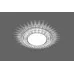 Светильник встраиваемый со светодиодной подсветкой 20LEDx2835 SMD 4000K, 15W GX53, без лампы, прозрачный, хром, CD4020 с драйвером в комплекте