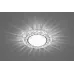 Светильник встраиваемый со светодиодной подсветкой 20LEDx2835 SMD 4000K, 15W GX53, без лампы, прозрачный, хром, CD4023 с драйвером в комплекте
