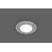 Светильник встраиваемый со светодиодной подсветкой 20LEDx2835 SMD 4000K, 15W GX53, без лампы, прозрачный, хром, CD4023 с драйвером в комплекте