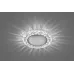 Светильник встраиваемый со светодиодной подсветкой 20LEDx2835 SMD 4000K, 15W GX53, без лампы, прозрачный, хром, CD4023 с драйвером в комплекте