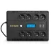 ИБП ExeGate NEO Smart LHB-850.LCD.AVR.8SH.CH.RJ.USB (850VA/510W, LCD, AVR, 8*Schuko, RJ45/11, USB, 4*USB-порта для зарядки, батарея 12V 9Ah, Black)