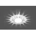 Светильник встраиваемый со светодиодной подсветкой 20LEDx2835 SMD 4000K, 15W GX53, без лампы, прозрачный, хром, CD4024 с драйвером в комплекте