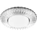 Светильник встраиваемый со светодиодной подсветкой 20LEDx2835 SMD 4000K, 15W GX53, без лампы, прозрачный, хром, CD4025 с драйвером в комплекте Светильник встраиваемый со светодиодной подсветкой 20LEDx2835 SMD 4000K, 15W GX53, без лампы, прозрачный, хром, CD4025 с драйвером в комплекте