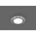 Светильник встраиваемый со светодиодной подсветкой 20LEDx2835 SMD 4000K, 15W GX53, без лампы, прозрачный, хром, CD4025 с драйвером в комплекте