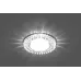 Светильник встраиваемый со светодиодной подсветкой 20LEDx2835 SMD 4000K, 15W GX53, без лампы, прозрачный, хром, CD4027 с драйвером в комплекте