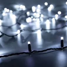 Гирлянда светодиодная декоративная ARD-STRING-CLASSIC-10000-BLACK-100LED-FLASH WHITE 230V, 7W ARDCL, IP65