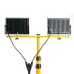 Прожектор на штативе, 2x30W 6400К 220V черный IP65 , LL-502