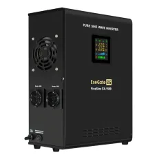 ИБП (инвертор, синус, для котла, настенный) ExeGate FineSine SX-1500.LCD.AVR.2SH (1500VA/1050W, чистая синусоида, цветной LCD-дисплей, AVR, 2*Schuko, линейно-интерактивный, 