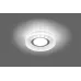 Светильник потолочный встраиваемый со светодиодной подсветкой 15LEDx2835 SMD 4000K, MR16 50W G5.3, белый матовый, CD8080 с драйвером в комплекте