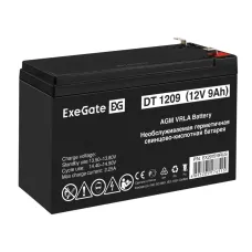 Аккумуляторная батарея ExeGate DT 1209-F2 (12V 9Ah, клеммы F2)
