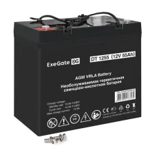 Аккумуляторная батарея ExeGate DT 1255-М6 (12V 55Ah, болт М6)