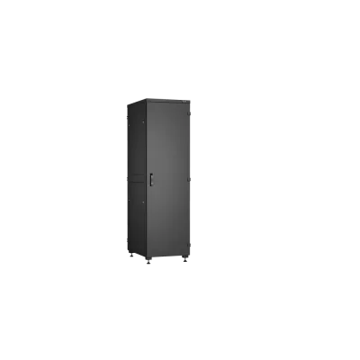 Напольный шкаф Essential Line серии TFI-R 19'' 42U металлическая передняя и задняя дверь цельнометаллические двухуровневые стенки Ш600хВ2042хГ800мм в разо