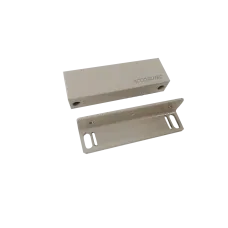 Замок электромагнитный ML-300K с уголком IP67 12В усилие 300 кг серый