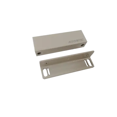 Замок электромагнитный ML-300K с уголком IP67 12В усилие 300 кг серый