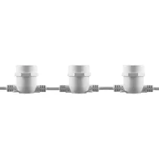 Гирлянда 230V 20 E27 белый, шаг 50cm, IP 65, 13м (3м сетевой шнур), CL50-13