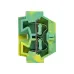 Миниклемма STB-2.5 24A желто-зеленая PROxima