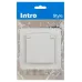 Розетка Intro Style 7-203-01 с заземлением 2P+E Schuko с крышкой, 16А-250В, IP20, СУ, белый