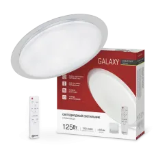 Светильник светодиодный COMFORT GALAXY 125Вт 230В 3000-6500K 10000Лм 565x80мм с пультом ДУ IN HOME