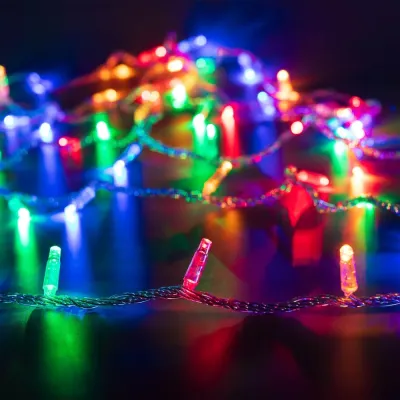 Гирлянда светодиодная декоративная ARD-STRING-CLASSIC-10000-CLEAR-100LED-LIVE RGB 230V, 7W ARDCL, IP65
