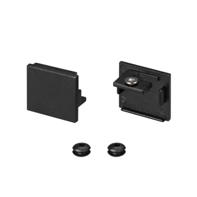 Заглушка SL-LINE-2522 BLACK глухая ( Металл)