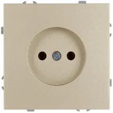 Розетка скрытого монтажа в рамку без заземления 2P 16А-250В IP20 шампань 15-2106-04 Galaxy