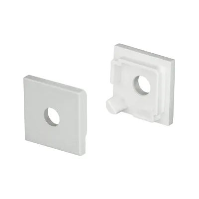 Заглушка SL-KANT-H16 SQUARE с отверстием (ARL, Пластик)
