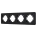 Рамка стеклянная FRM-OMALI-SFGS-4-BK Рамка стеклянная FRM-OMALI-SFGS-4-BK