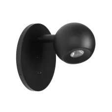 Светильник SP-OTTORI-WALL-CHARGE-6W Warm3000 (BK, 30 deg, 230V, USB-C) (ARL, IP20 Металл, 3 года)