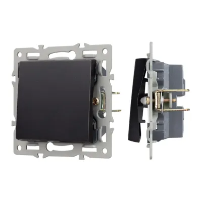 Механизм выключателя одноклавишный проходной SWT-MKP1-PL-BK 250V, 16A
