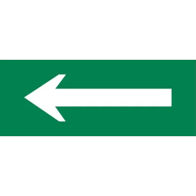 Пиктограмма Стрелка 320х120мм для EXIT, SAFEWAY-40