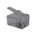 Коннекторы 4P4C (RJ-11) (100 pcs)