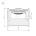Профиль-держатель WPH-FLOOR22-2000 ANOD (ARL, Металл)