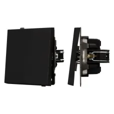 Механизм звонкового выключателя SWT-TENDO-MKR1-SFPL-BK 230V, 10A, Чёрный, 1 пост