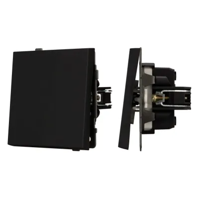 Механизм звонкового выключателя SWT-TENDO-MKR1-SFPL-BK 230V, 10A, Чёрный, 1 пост