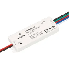 Контроллер SMART-UNI-RGBW (12-24V, 4x1.5A, 2.4G) (ARL, IP20 Пластик, 5 лет)