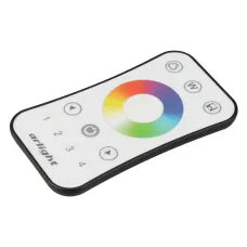 Пульт SMART-R15-RGBW 4 зоны, 2.4G ARL, IP20 пластик, 5 лет