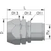 Муфта мет.рукав в изоляции в оплетке DN 10-труба DN16, IP66