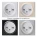 Розетка двойная компьютерная RJ45 кат.5e, цвет белый (серия Florence)