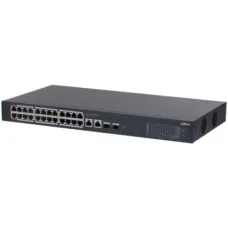 Коммутатор управляемый L2 с обл. упр. 24x1Гбит/с (RJ45) , 2x1Гбит/с (RJ45) + 2x1Гбит/с (SFP)