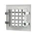Решетка двухрядная алюминиевая 2WA-150x150