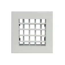 Двухрядная алюминиевая решетка 2WA 200x200