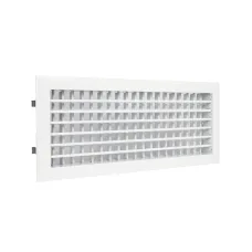 Двухрядная алюминиевая решетка 2WA 200x100