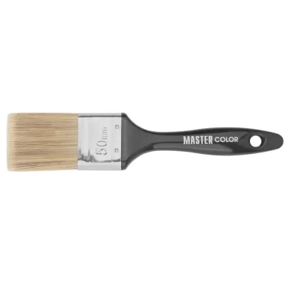 Кисть флейцевая Wood Master, микс из 3-х видов щетины/филамента,  50х18х64 мм