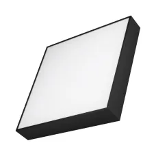 Светильник SP-QUADRO-S400x400-40W Day4000 (BK, 120 deg, 230V) (, IP40 Металл, 3 года)