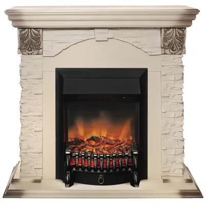 DUBLIN LUX STD/EUG WT + FOBOS LUX BL Каминокомплект